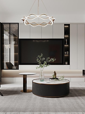 濟(jì)南金地華著166平極簡(jiǎn)風(fēng)格